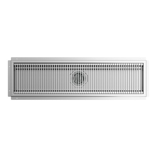 Scratch and Dent Regency 12" x 48" 14-Gauge Stainless Steel Floor Trough with Grate