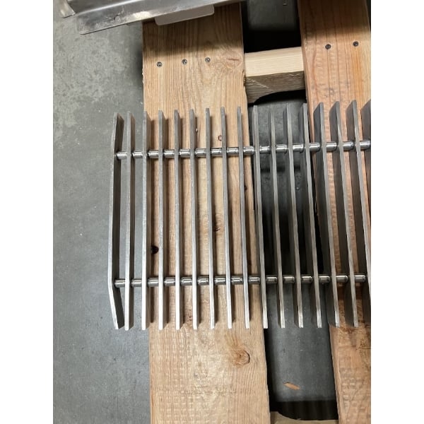 Scratch and Dent Regency 12" x 48" 14-Gauge Stainless Steel Floor Trough with Grate