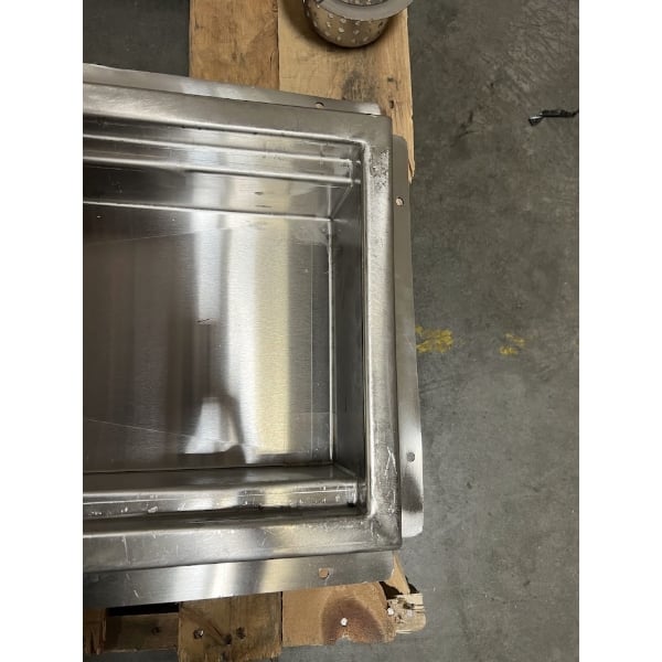 Scratch and Dent Regency 12" x 48" 14-Gauge Stainless Steel Floor Trough with Grate