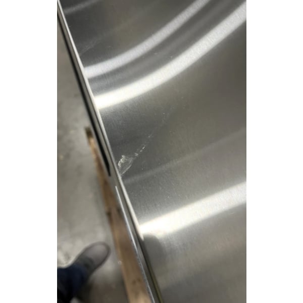 Scratch and Dent Avantco UBB-1-HC-S 23" Stainless Steel Counter Height Solid Door Back Bar Refrigerator