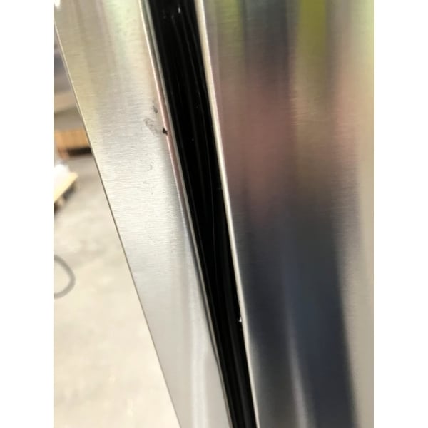 Scratch and Dent Avantco UBB-1-HC-S 23" Stainless Steel Counter Height Solid Door Back Bar Refrigerator