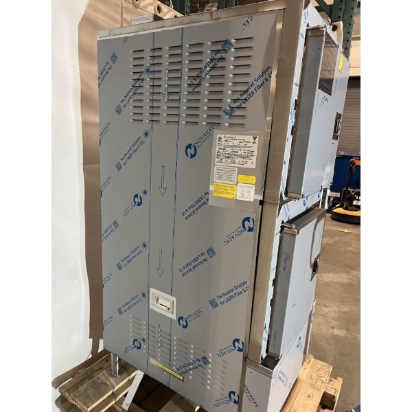 Scratch and Dent Cleveland 24CGA10 SteamCraft Ultra Natural Gas 10 Pan Floor Steamer - 125,000 BTU