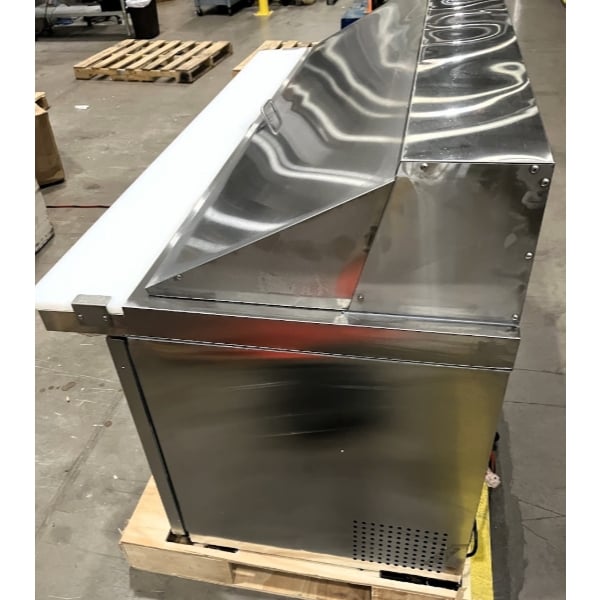Scratch and Dent Avantco APT-71M-HC 70" 3 Door Mega Top Refrigerated Sandwich Prep Table
