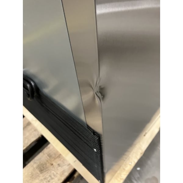 Scratch and Dent Arctic Air AGR49 54" Two Section Glass Door Reach-In Refrigerator - 49 cu. ft.