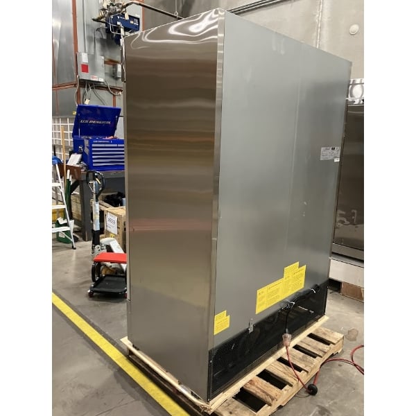Scratch and Dent Arctic Air AGR49 54" Two Section Glass Door Reach-In Refrigerator - 49 cu. ft.