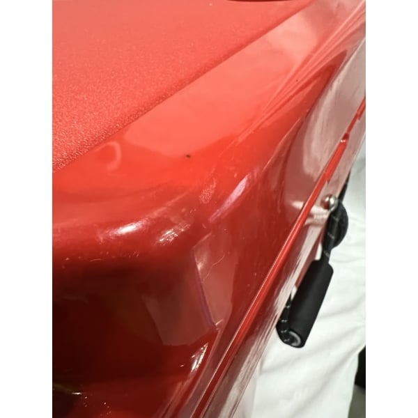 Scratch and Dent CaterGator CG170RDW Red 170 Qt. Mobile Rotomolded Outdoor Cooler / Ice Chest