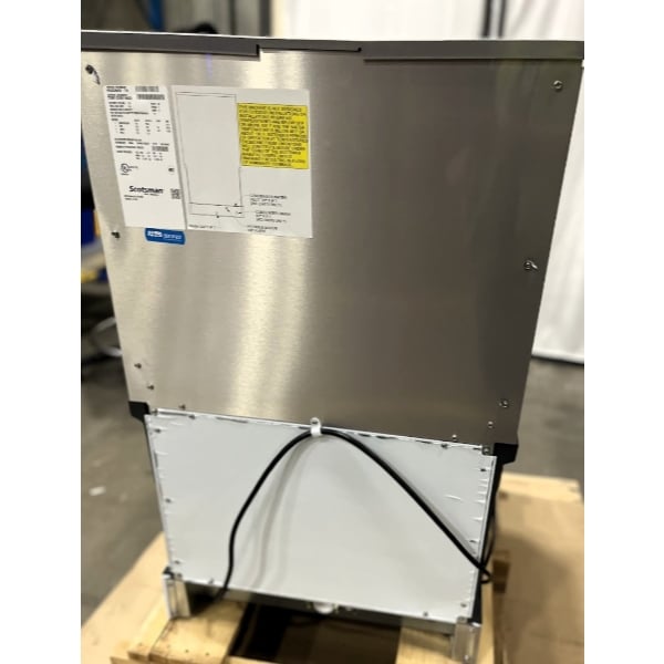 Scratch and Dent Scotsman HID525AB-1 Meridian® Countertop Air-Cooled Ice Machine and Water Dispenser with Push Button Dispensing and 25 lb. Storage Bin - 500 lb., 115V