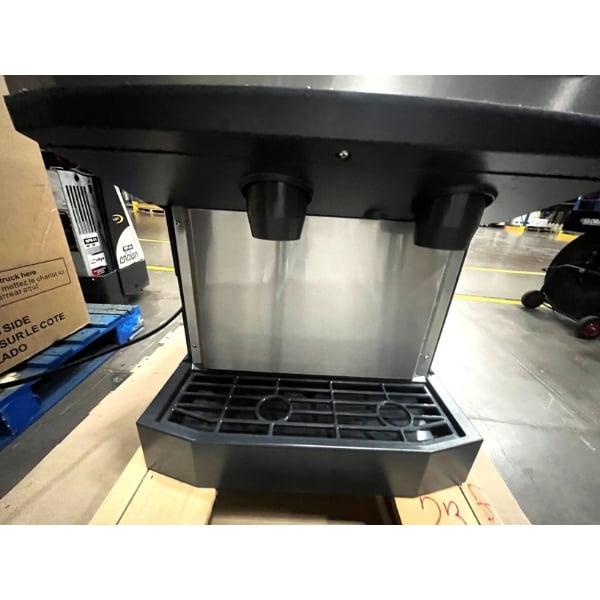 Scratch and Dent Scotsman HID525AB-1 Meridian® Countertop Air-Cooled Ice Machine and Water Dispenser with Push Button Dispensing and 25 lb. Storage Bin - 500 lb., 115V