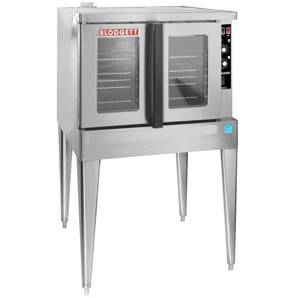 Scratch and Dent Blodgett ZEPHAIRE-200-E Single Deck Full Size Bakery Depth Electric Convection Oven with Draft Diverter -220/240V, 3 Phase, 11kW