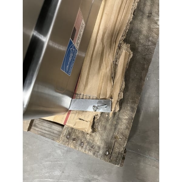 Scratch and Dent Blodgett ZEPHAIRE-200-E Single Deck Full Size Bakery Depth Electric Convection Oven with Draft Diverter -220/240V, 3 Phase, 11kW