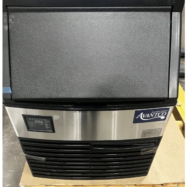 Scratch and Dent Avantco Ice UC-H-280-A 26" Air-Cooled Undercounter Half Cube Ice Machine with 80 lb. Storage Bin - 299 lb., 115V