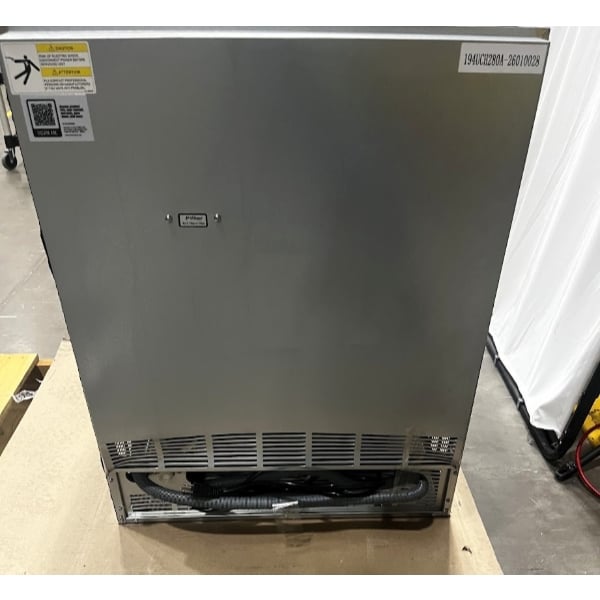 Scratch and Dent Avantco Ice UC-H-280-A 26" Air-Cooled Undercounter Half Cube Ice Machine with 80 lb. Storage Bin - 299 lb., 115V