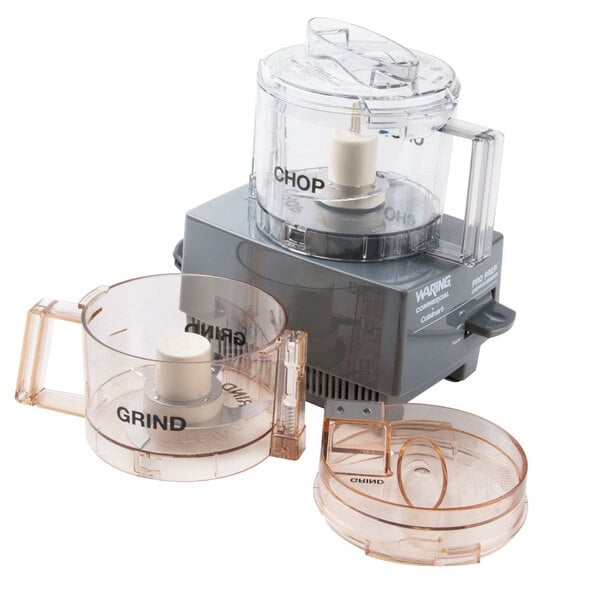 Scratch and Dent Waring WCG75 Pro Prep 0.75 Qt. Batch Bowl Food Processor with Chopper & Grinder Bowl - 3/4 hp