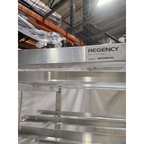 Scratch and Dent Regency Full Size Stationary Aluminum Can Rack for #10 and #5 Cans