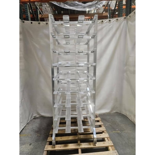 Scratch and Dent Regency Full Size Stationary Aluminum Can Rack for #10 and #5 Cans