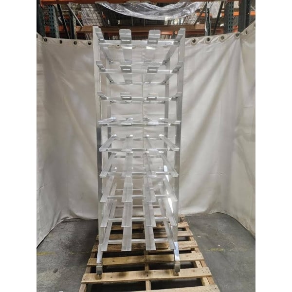 Scratch and Dent Regency Full Size Stationary Aluminum Can Rack for #10 and #5 Cans