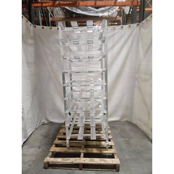 Scratch and Dent Regency Full Size Stationary Aluminum Can Rack for #10 and #5 Cans