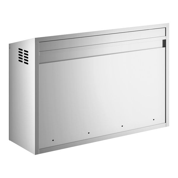 Scratch and Dent Regency 48" NSF Stainless Steel Wall Cabinet with Hinged Doors