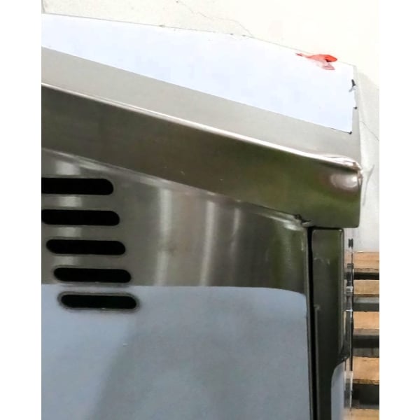 Scratch and Dent Regency 48" NSF Stainless Steel Wall Cabinet with Hinged Doors
