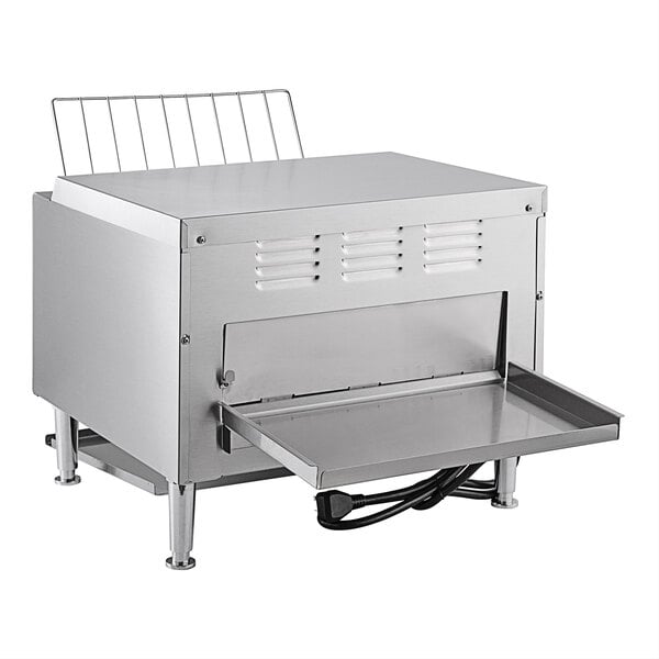 Scratch and Dent Avantco T3600D Commercial 14 1/2" Wide Conveyor Toaster with 3" Opening - 240V, 3600W, 1200 Slices per Hour