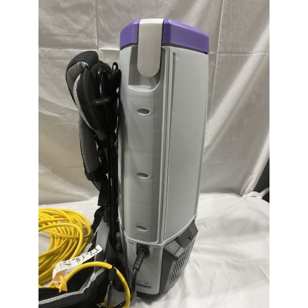 Scratch and Dent ProTeam 107744 Super Coach Pro 10 Qt. Backpack Vacuum with 101338 Two-Piece Wand and 107016 Xover Floor Tool - 120V