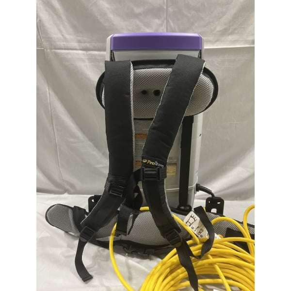 Scratch and Dent ProTeam 107744 Super Coach Pro 10 Qt. Backpack Vacuum with 101338 Two-Piece Wand and 107016 Xover Floor Tool - 120V