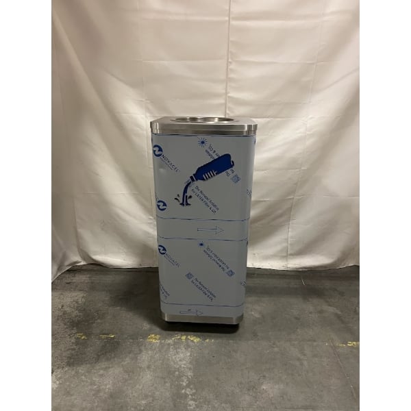 Scratch and Dent Ex-Cell Kaiser LD-10 SS 10 Gallon Stainless Steel Rectangular Liquids Disposal Receptacle