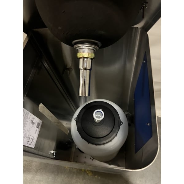 Scratch and Dent Ex-Cell Kaiser LD-10 SS 10 Gallon Stainless Steel Rectangular Liquids Disposal Receptacle