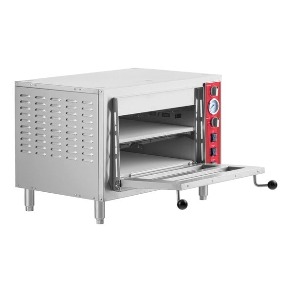 Scratch and Dent Avantco DPO-18-DS Double Deck Countertop Pizza/Bakery Oven - 3200W, 240V