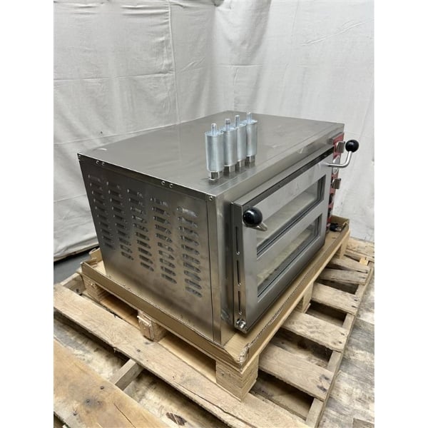 Scratch and Dent Avantco DPO-18-DS Double Deck Countertop Pizza/Bakery Oven - 3200W, 240V
