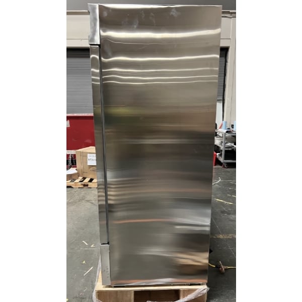 Scratch and Dent Avantco SS-3F-HC 81 5/16" Stainless Steel Solid Door Reach-In Freezer