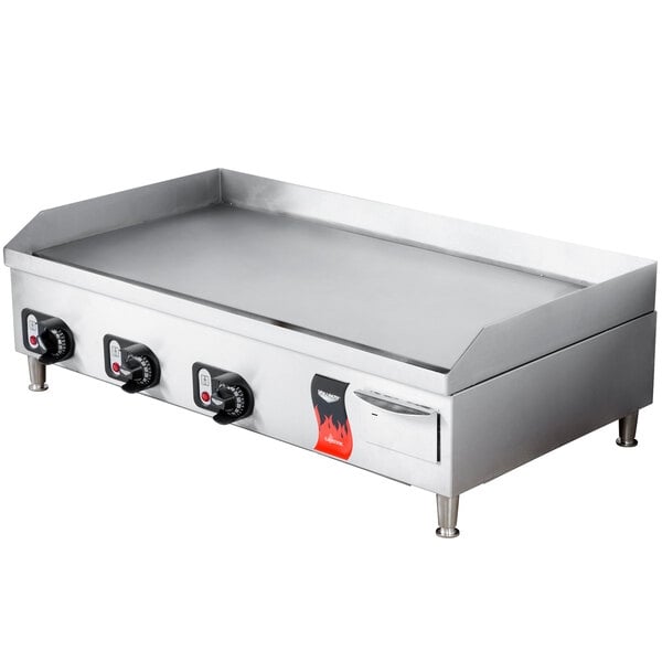 Scratch and Dent Vollrath 40717 Cayenne 36" Thermostatic Electric Griddle - 220V