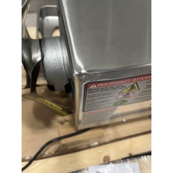 Scratch and Dent ProCut KG-22-W #22 Electric Meat Grinder with Cast Iron Headstock - 110V, 1 hp