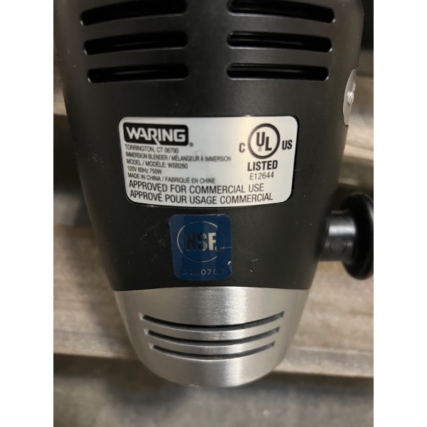 Scratch and Dent Waring WSB260 Big Stik 16" Heavy-Duty 2-Speed Immersion Blender - 120V, 1 hp