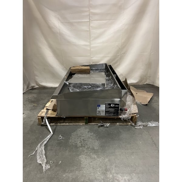 Scratch and Dent Cooking Performance Group GM-CPG-48-NL 48" Gas Countertop Griddle with Manual Controls - 120,000 BTU