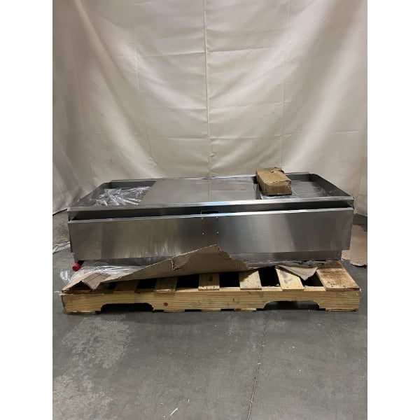 Scratch and Dent Cooking Performance Group GM-CPG-48-NL 48" Gas Countertop Griddle with Manual Controls - 120,000 BTU
