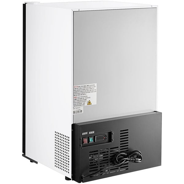 Scratch and Dent Avantco CRM-7-HC White Countertop Display Refrigerator with Swing Door - 4.1 Cu. Ft.