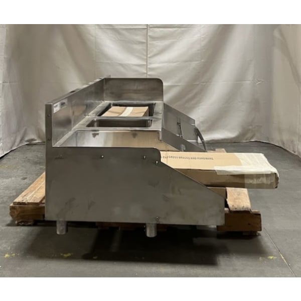 Scratch and Dent Regency Spec Line 60" Stainless Steel Combination Cocktail Station with Drainboard