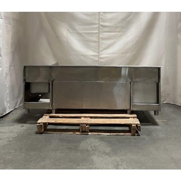 Scratch and Dent Regency Spec Line 60" Stainless Steel Combination Cocktail Station with Drainboard