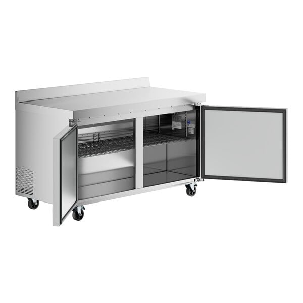 Scratch and Dent Avantco AWT-60F 60" Worktop Freezer with 3 1/2" Backsplash