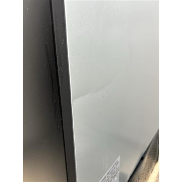 Scratch and Dent Avantco GDC-24F-HC 31" Black Swing Glass Door Merchandiser Freezer with LED Lighting
