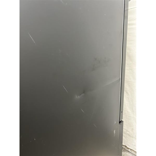 Scratch and Dent Avantco GDC-24F-HC 31" Black Swing Glass Door Merchandiser Freezer with LED Lighting