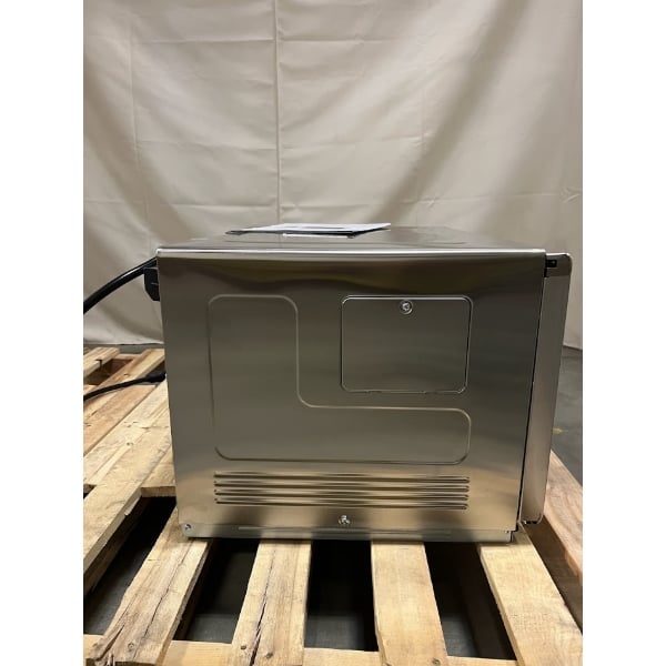 Scratch and Dent Solwave Stackable Commercial Microwave with Large 1.2 cu. ft. Interior and Push Button Controls - 1,200W, 120V
