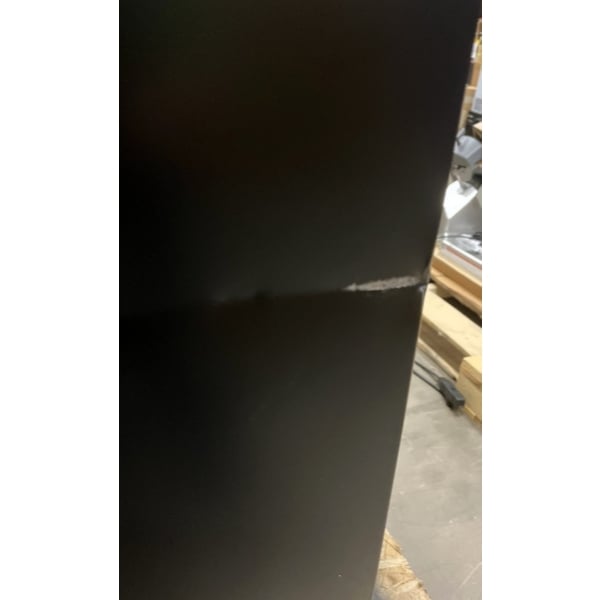 Scratch and Dent Avantco GDC-12F-HC 27" Black Swing Glass Door Merchandiser Freezer with LED Lighting