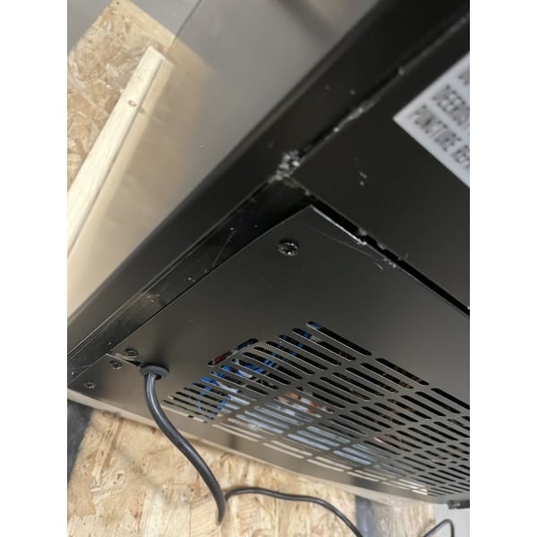 Scratch and Dent Avantco GDC-12F-HC 27" Black Swing Glass Door Merchandiser Freezer with LED Lighting