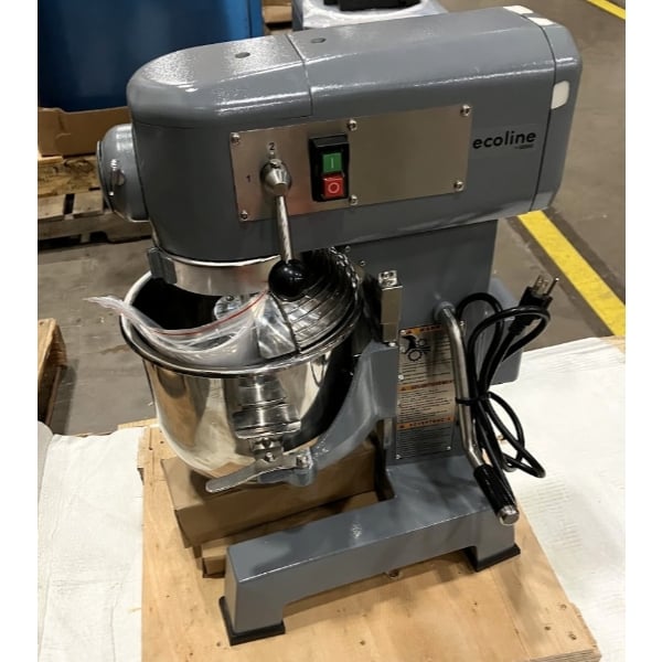 Scratch and Dent Ecoline by Hobart EMM10-1STD 10 Qt. Planetary Stand Mixer with Guard & Standard Accessories - 120V, 3/4 hp