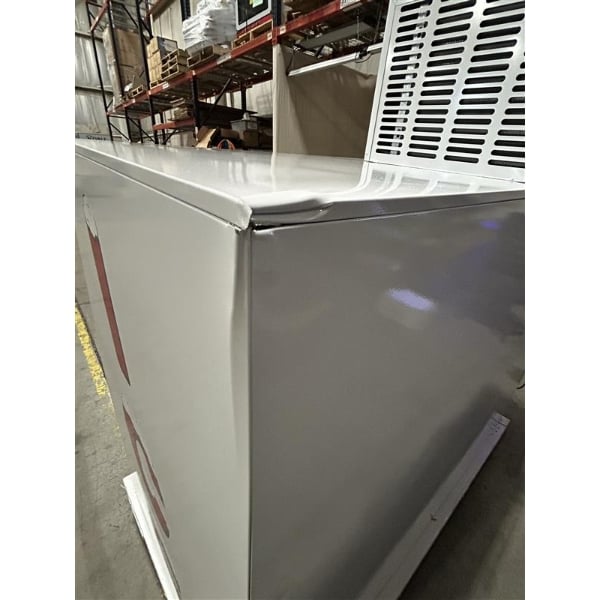 Scratch and Dent Leer 60ASL-R290 73" Outdoor Auto Defrost Ice Merchandiser with Slanted Front and Galvanized Steel Doors