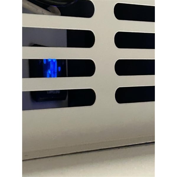 Scratch and Dent Leer 60ASL-R290 73" Outdoor Auto Defrost Ice Merchandiser with Slanted Front and Galvanized Steel Doors