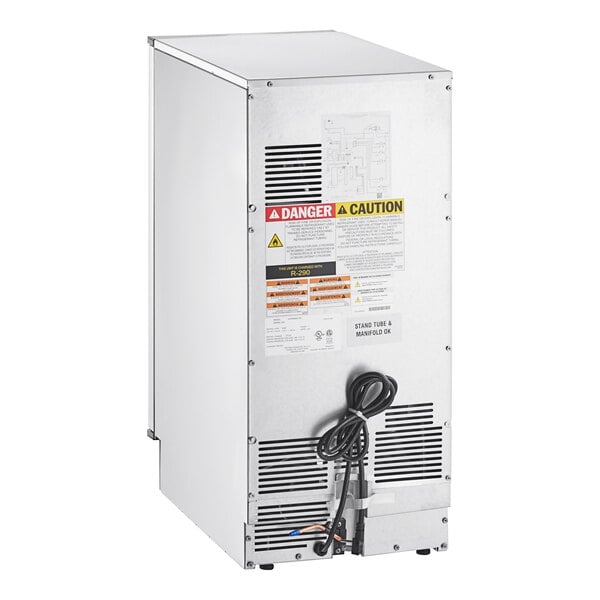 Scratch and Dent Manitowoc UCP0050A 14 3/4" Air-Cooled Undercounter Gourmet Cube Ice Machine with 25 lb. Storage - 52 lb., 115V