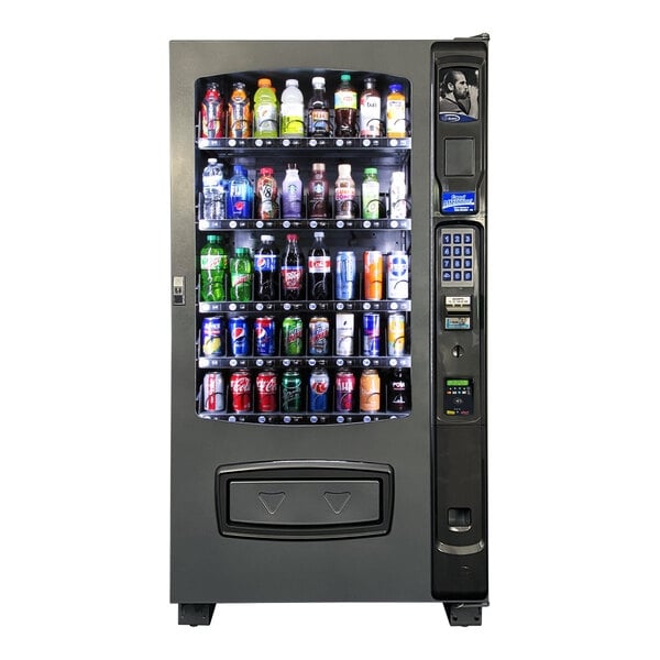 Scratch and Dent Seaga ENV5B 40-Item Refrigerated Vending Machine / Beverage Merchandiser